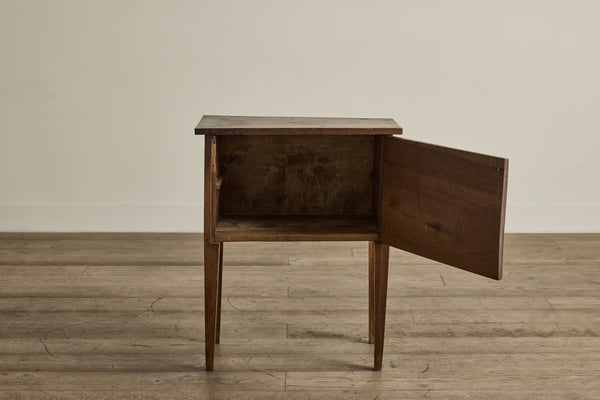 Faux Drawer Wood Side Table