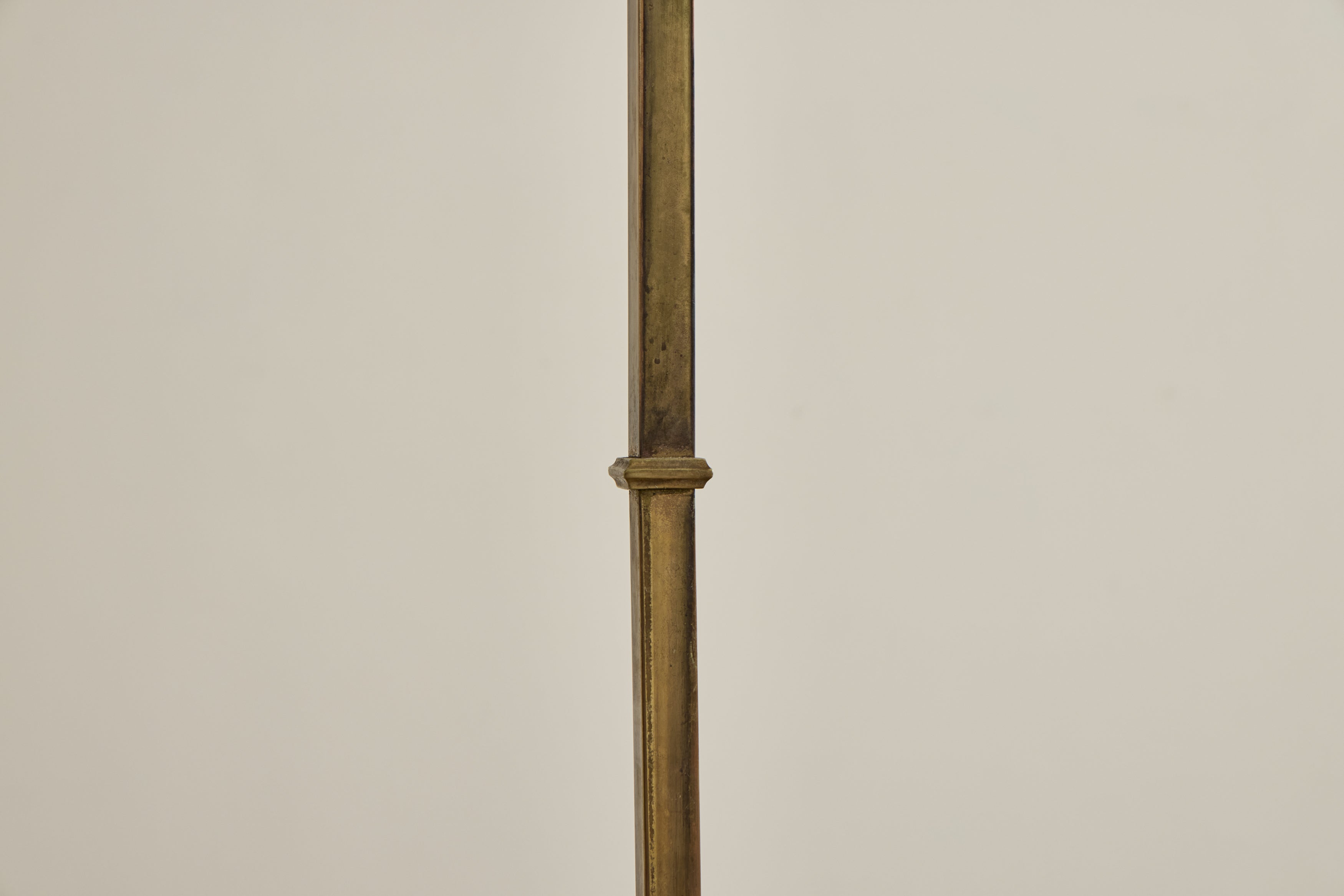 French Brass Floor Lamp