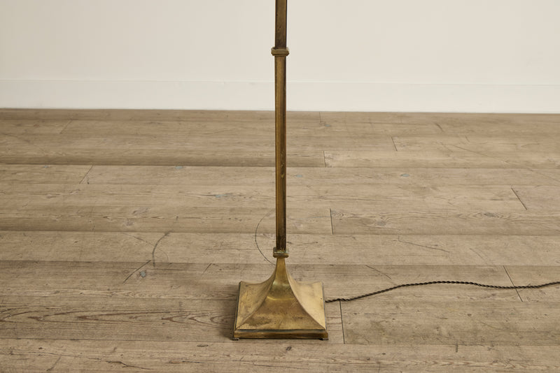 French Brass Floor Lamp
