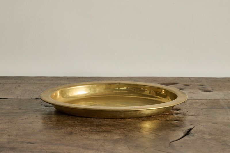 Oval Brass Tray