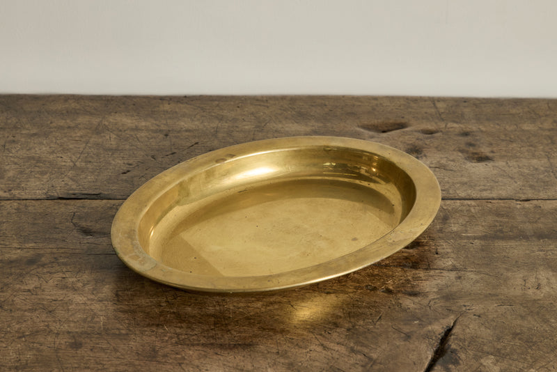 Oval Brass Tray