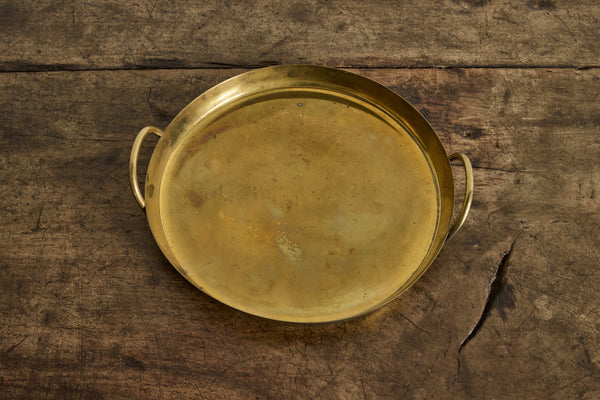 Round Brass Tray