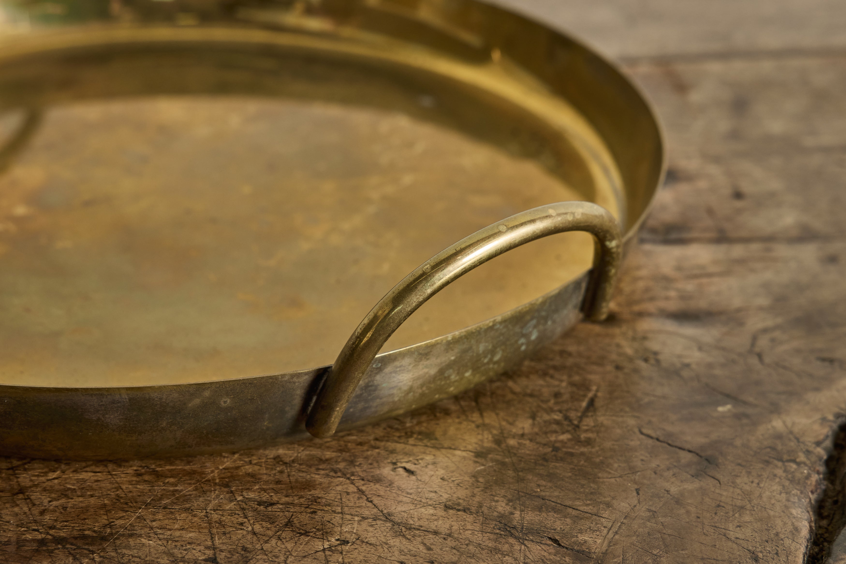 Round Brass Tray