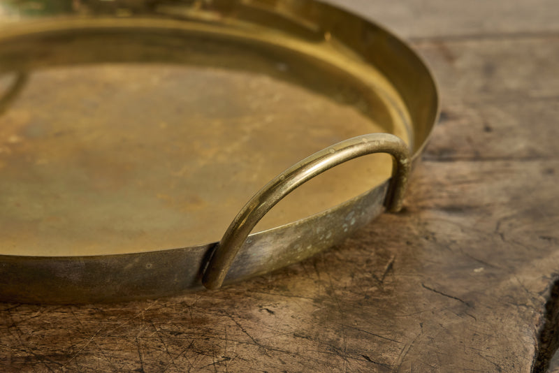 Round Brass Tray