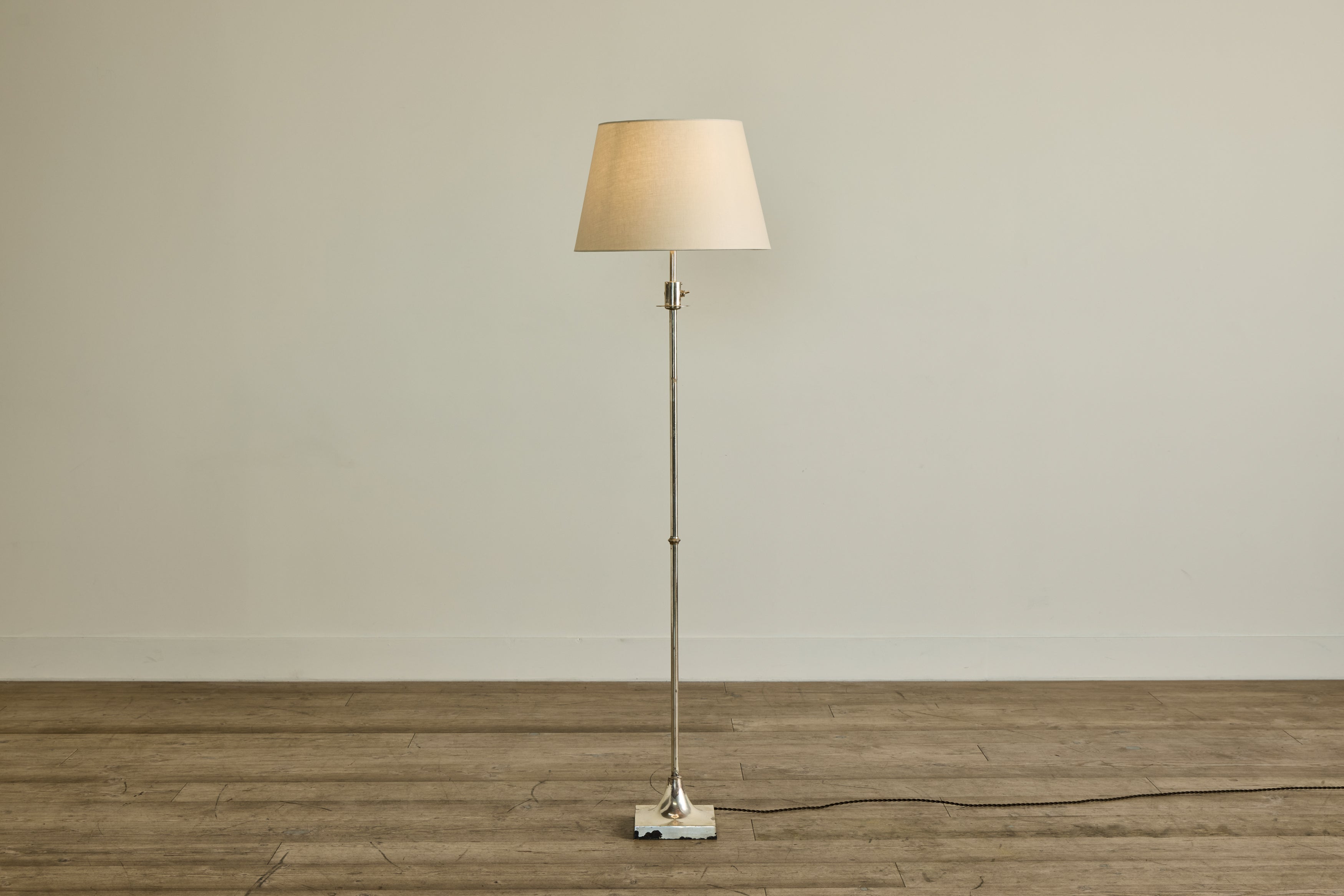 Silver Plated Floor Lamp No.1