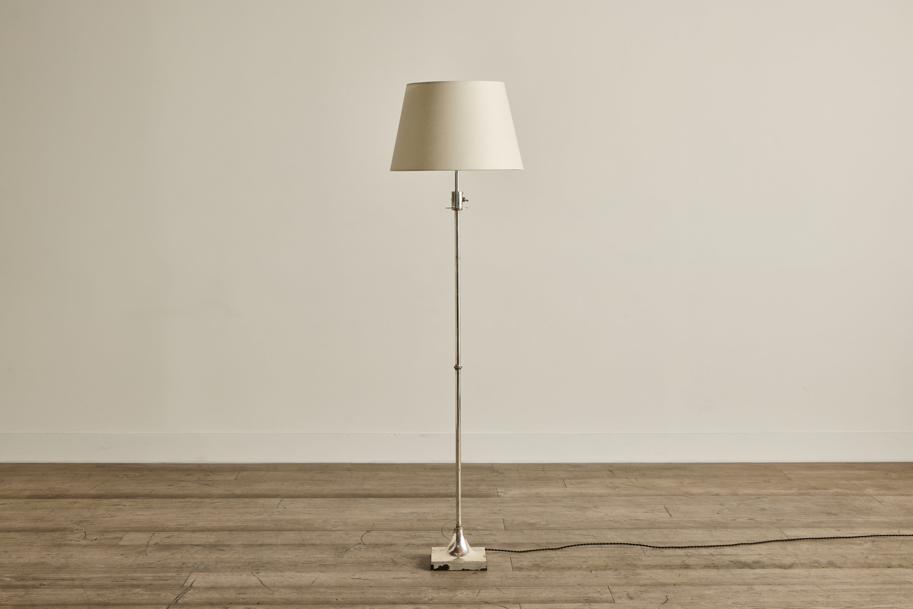 Silver Plated Floor Lamp No.1