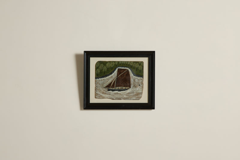 Cutter Passing Orchard