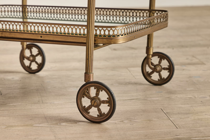 Italian Brass Bar Cart (LA)