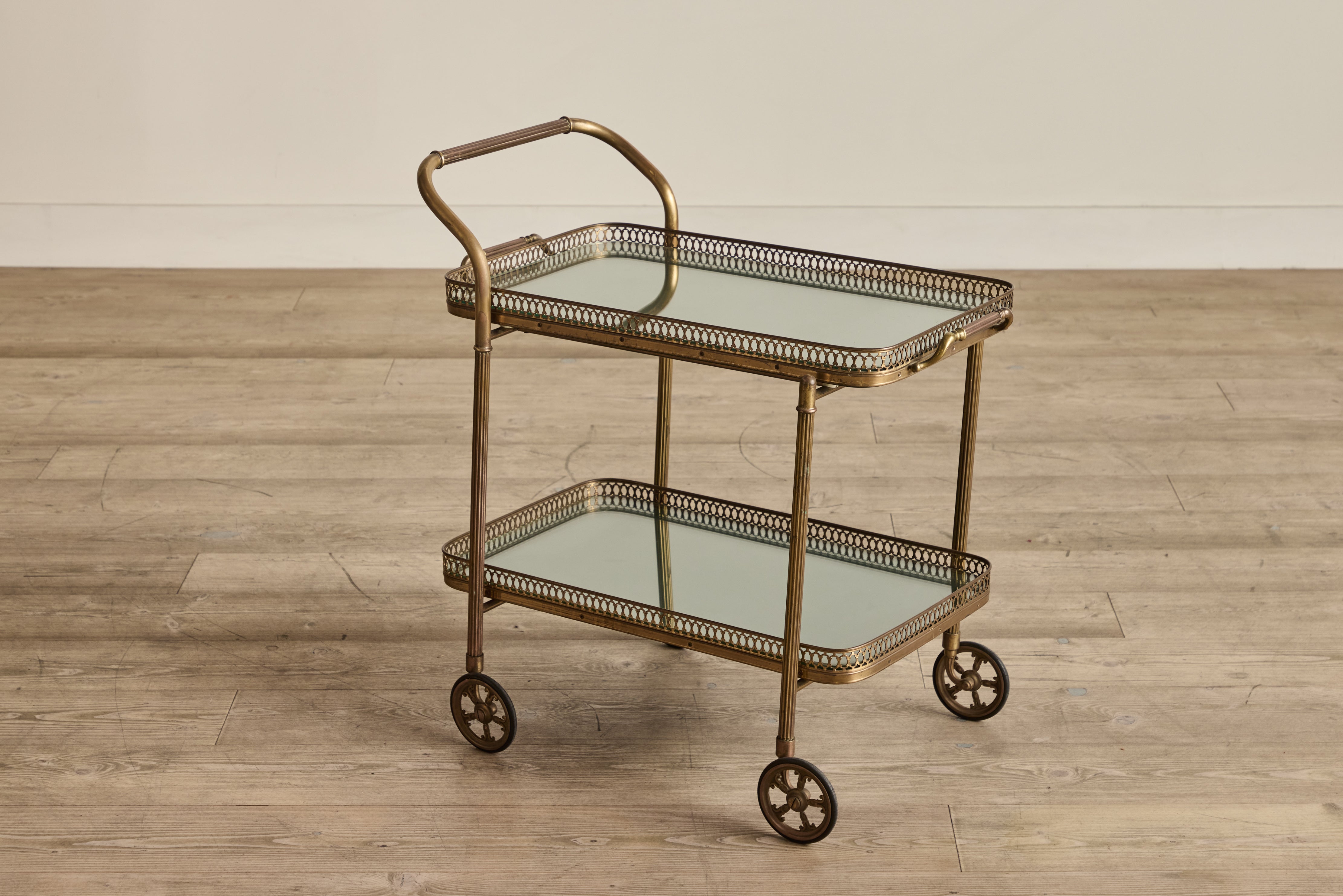 Italian Brass Bar Cart (LA)