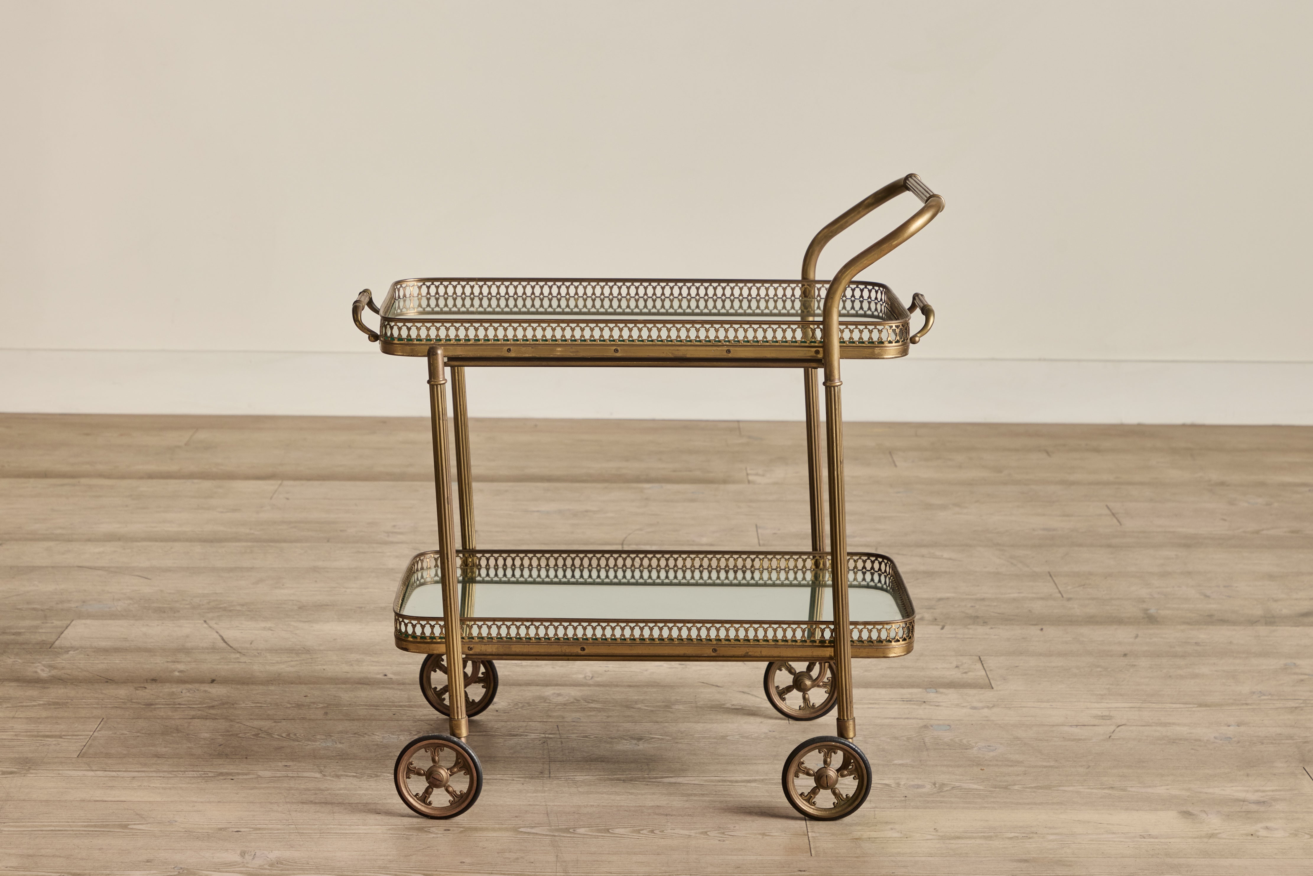 Italian Brass Bar Cart (LA)