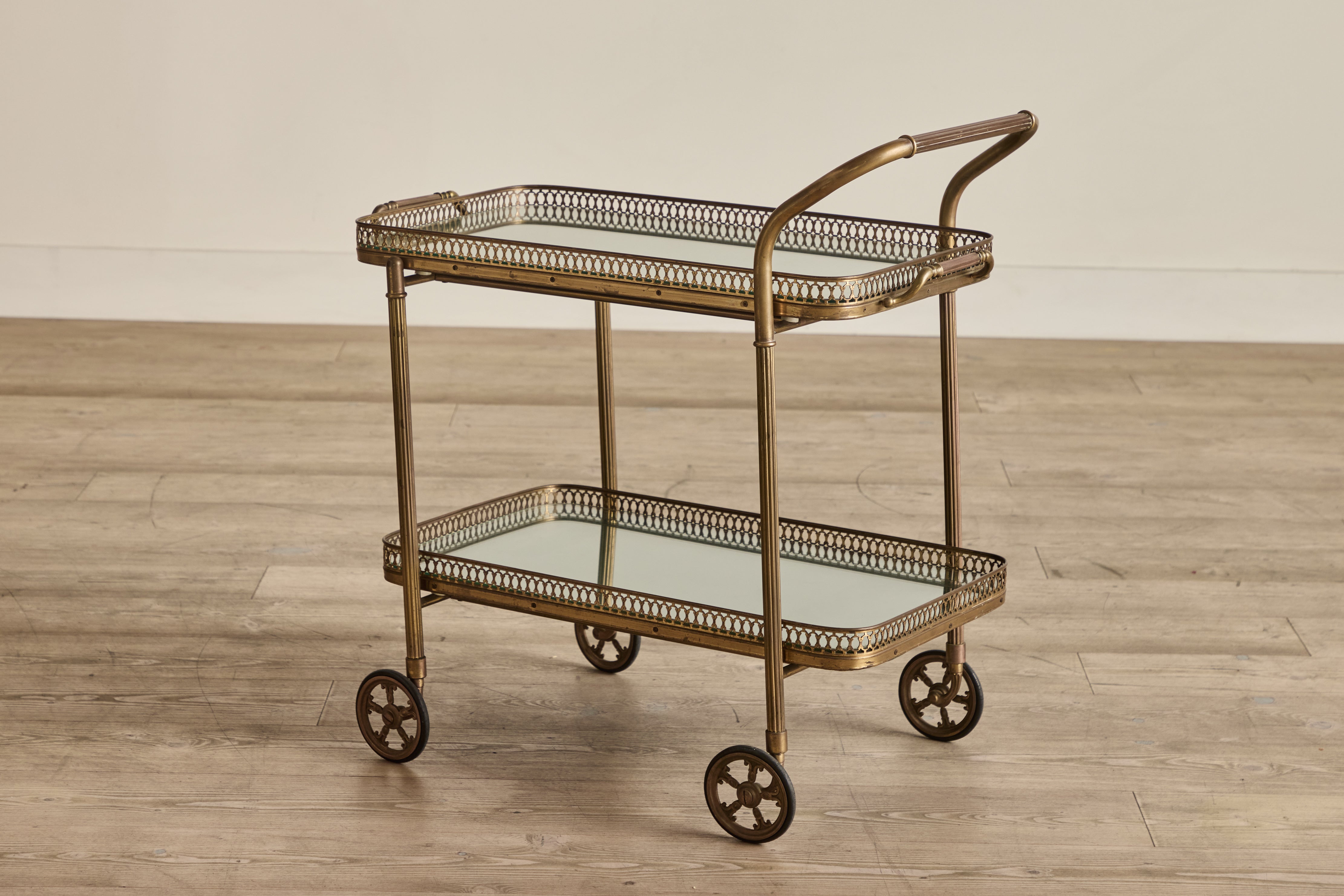 Italian Brass Bar Cart (LA)