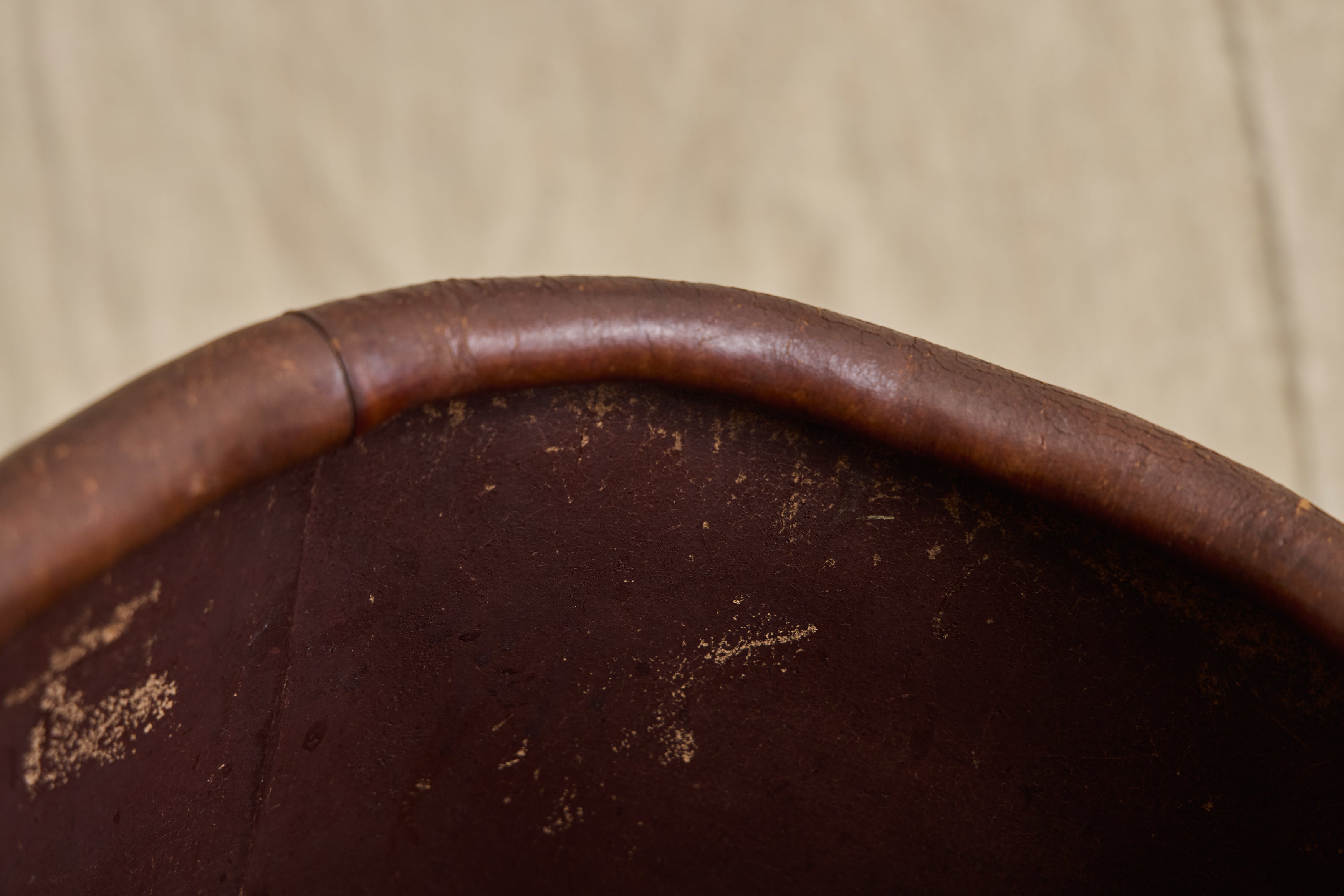 Italian Leather Waste Bin