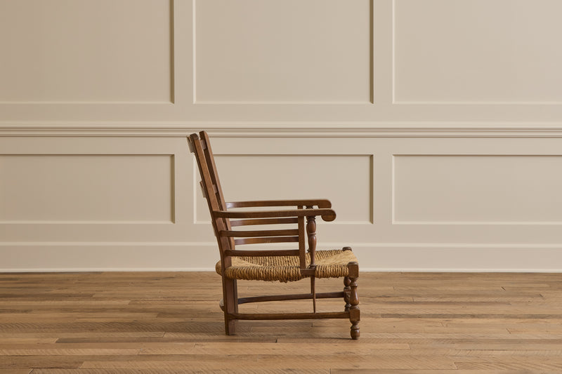 Pair of Italian Rush Chairs