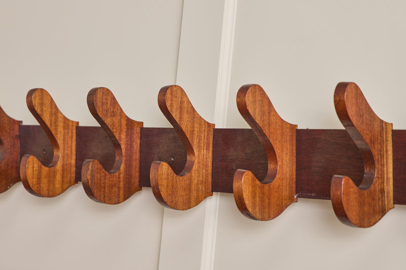 French Wood Coat Rack No.2
