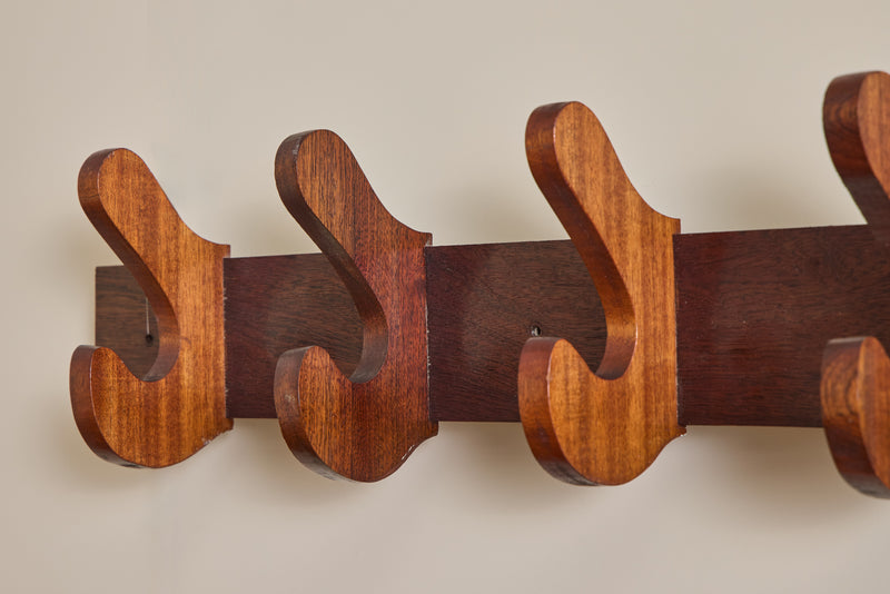 French Wood Coat Rack No.2