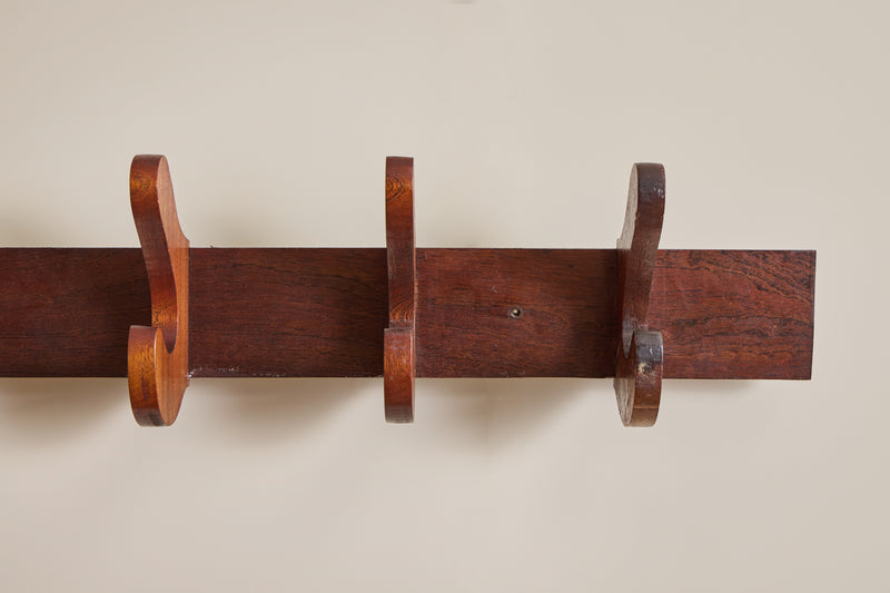 French Wood Coat Rack No.2