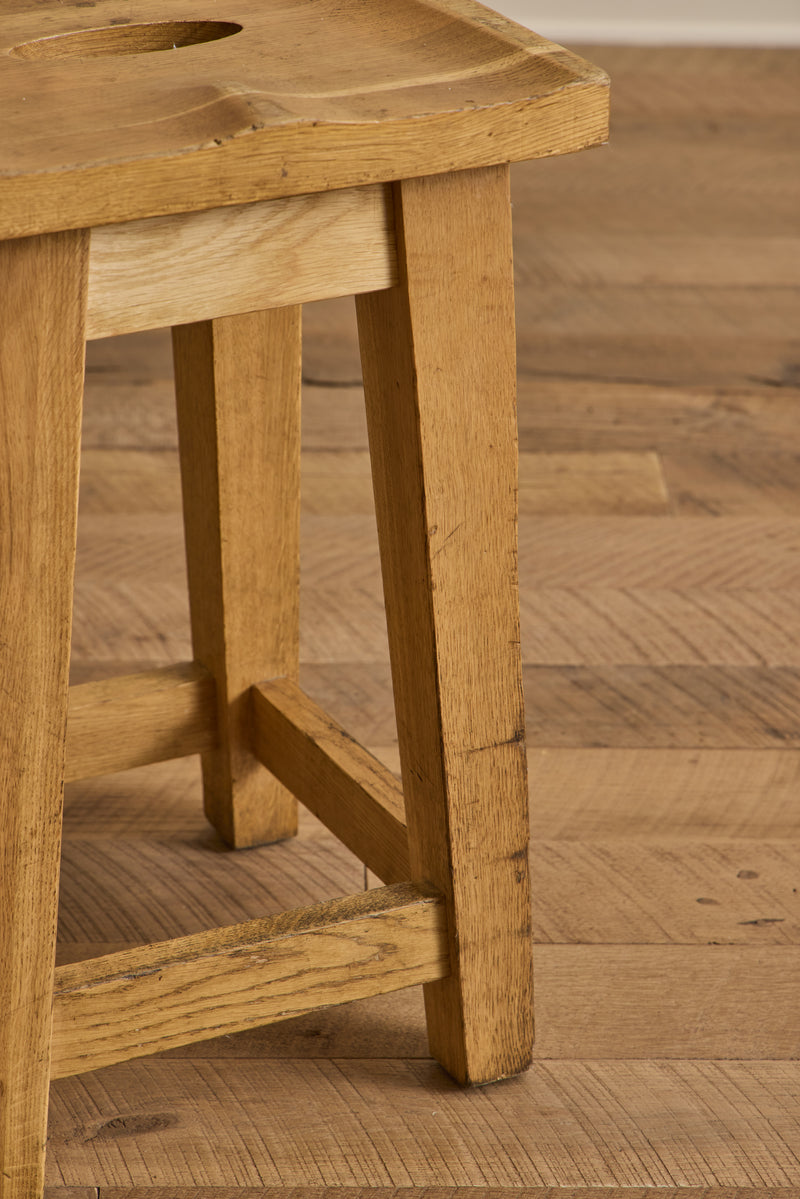 French Wood Stool