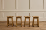 French Wood Stool