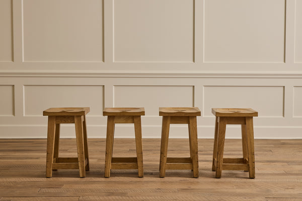 French Wood Stool