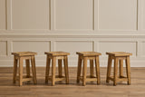 French Wood Stool