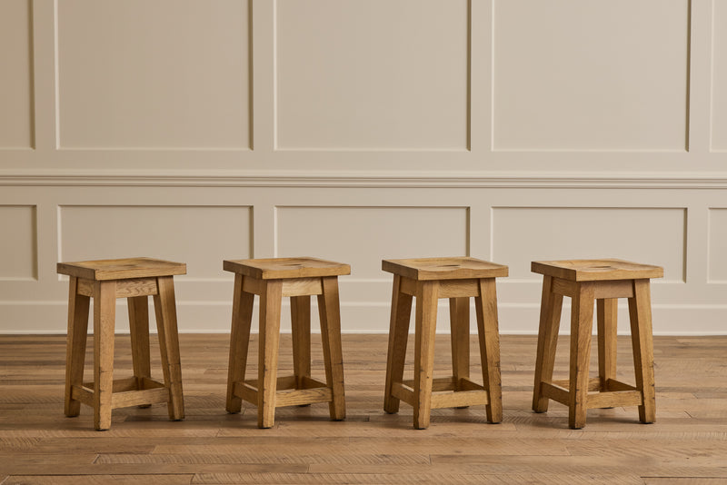 French Wood Stool