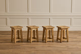 French Wood Stool