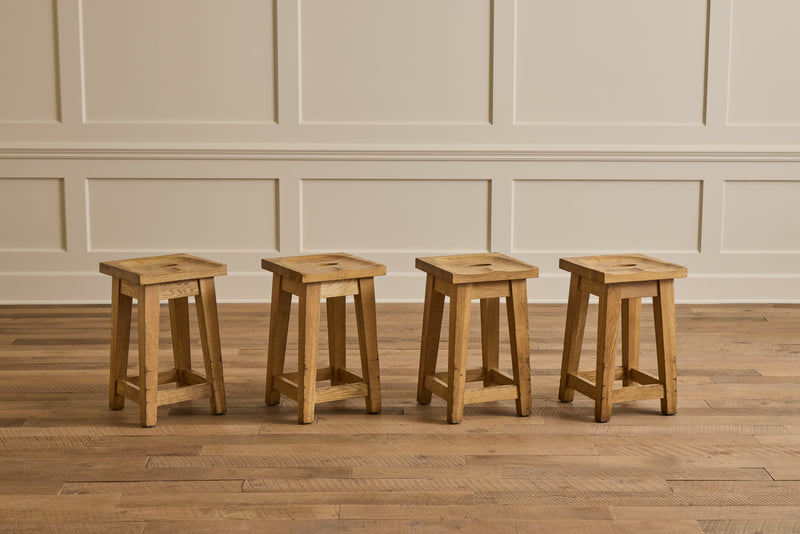 French Wood Stool