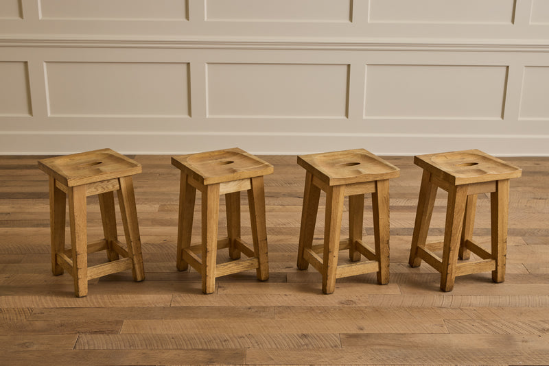 French Wood Stool