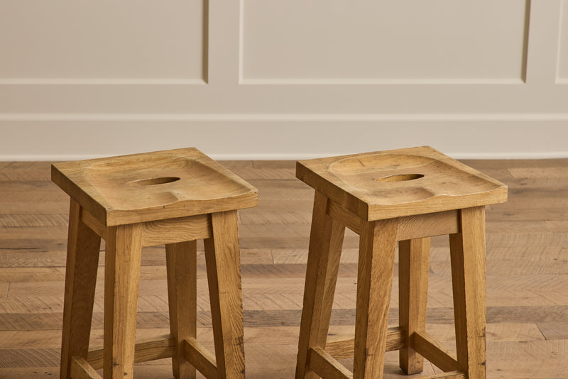 French Wood Stool