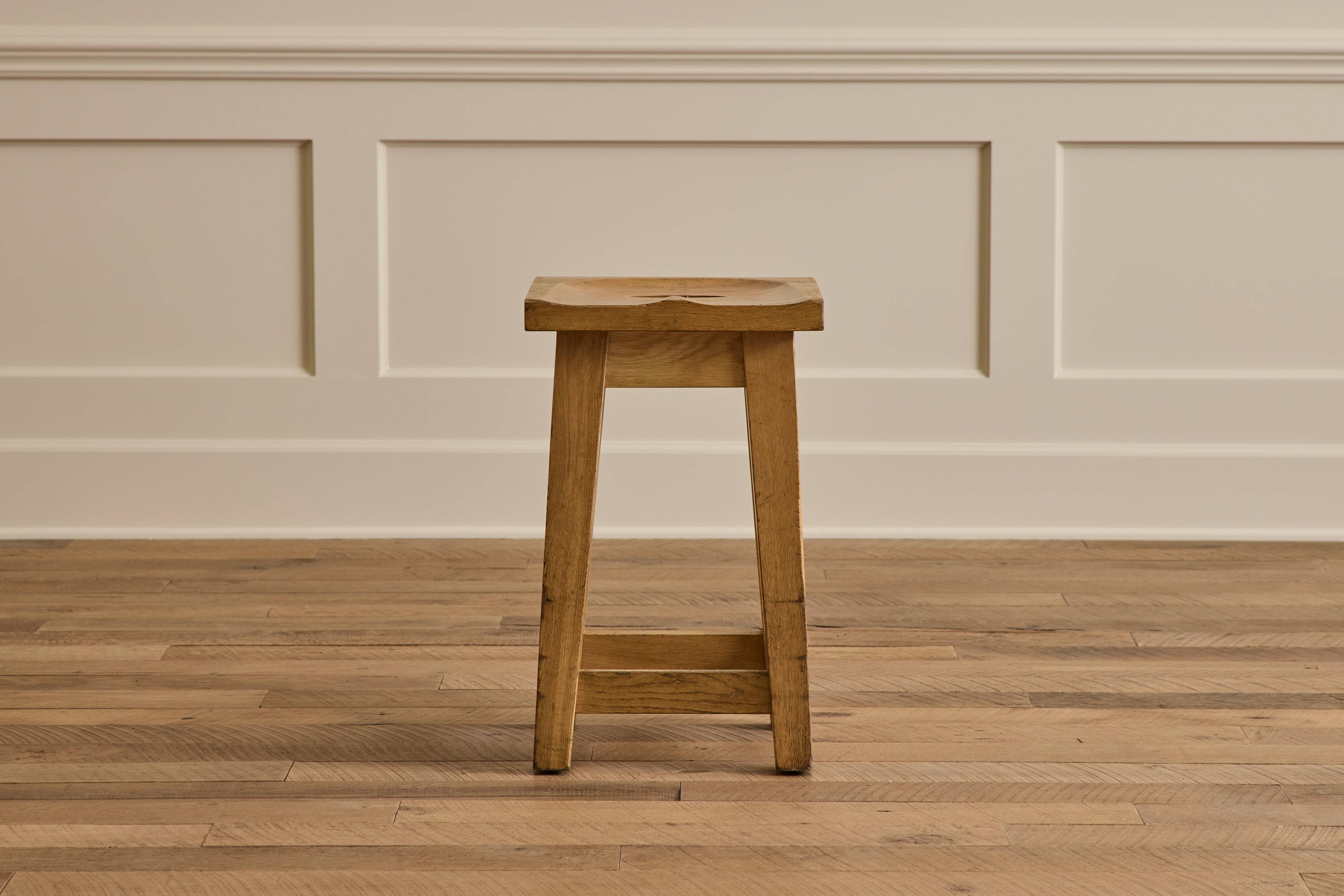 French Wood Stool