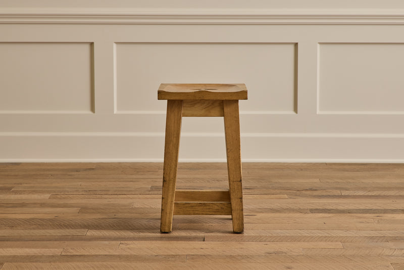 French Wood Stool