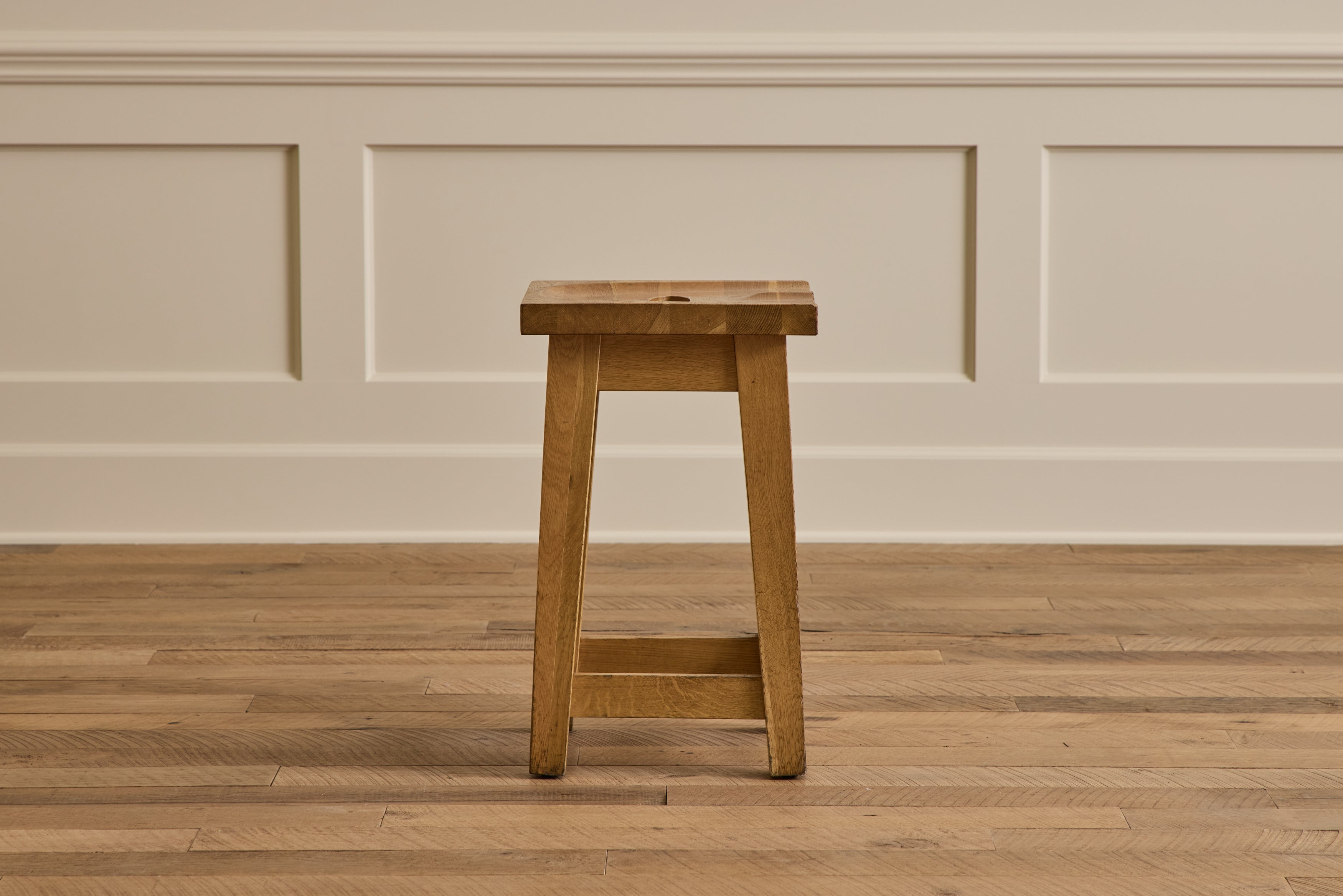 French Wood Stool