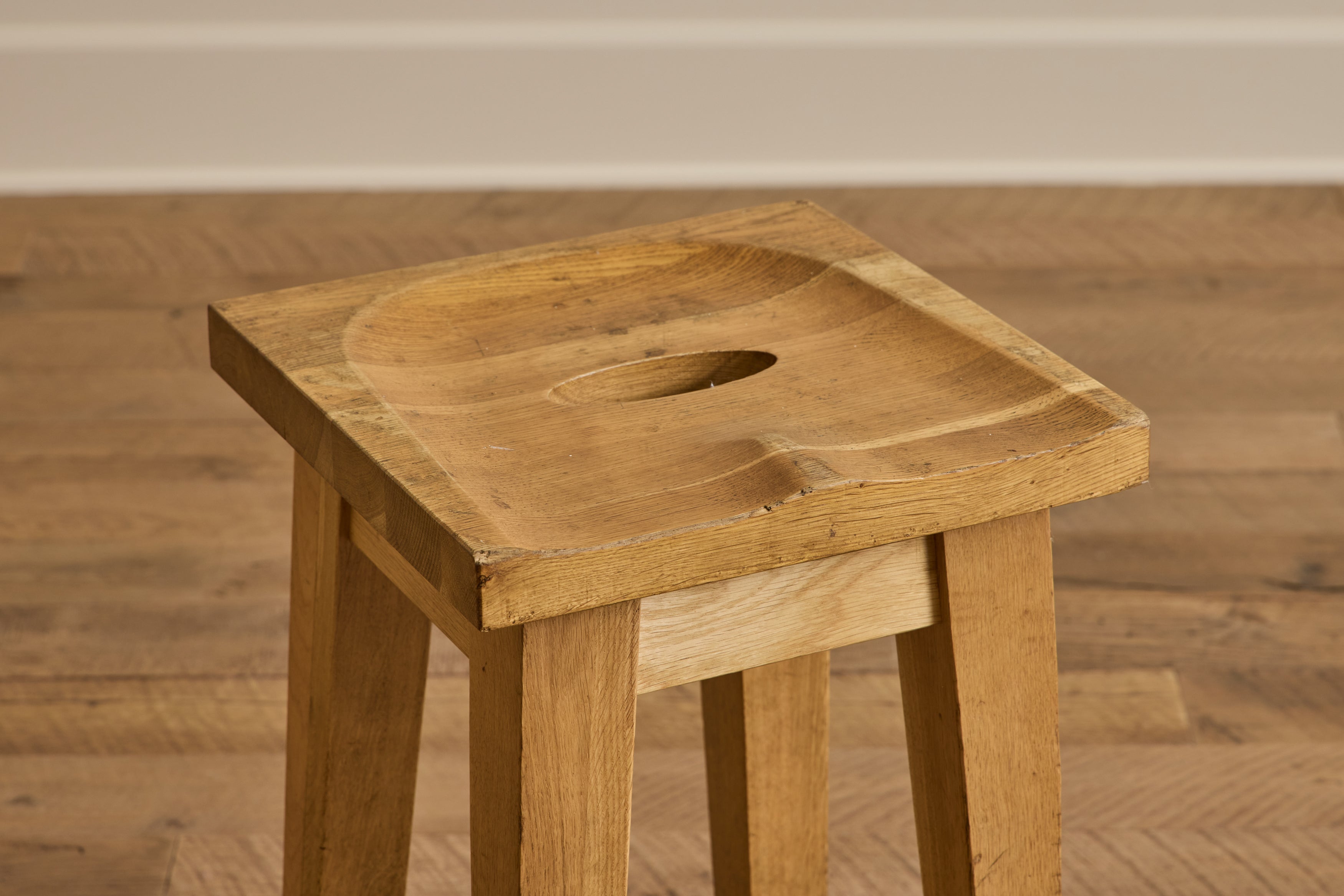 French Wood Stool