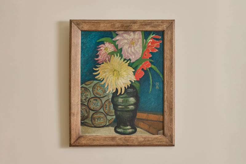 French Floral Still Life Painting