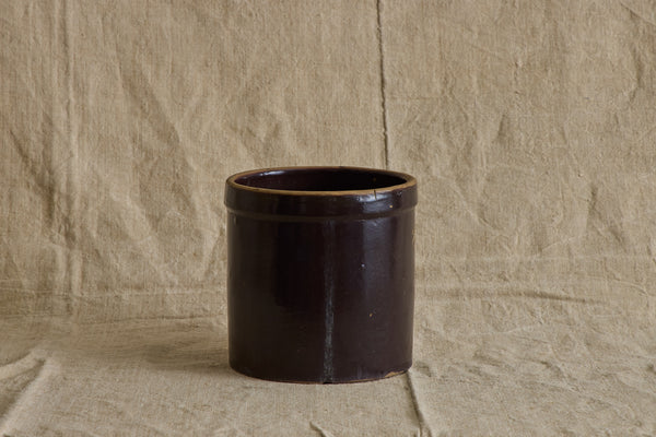 Dark Brown Crock