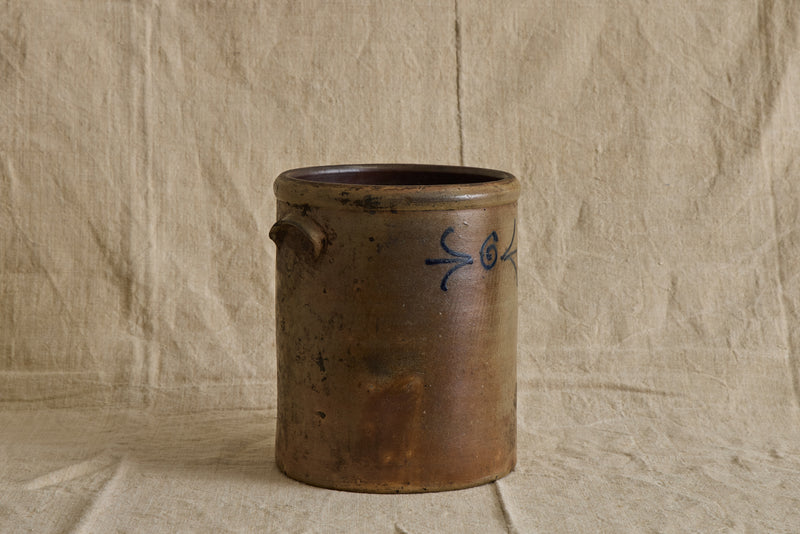 Swirl Stoneware Crock