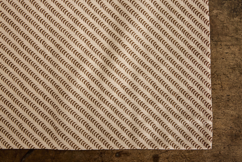 Nickey Kehoe Crescent Napkins, Cacao