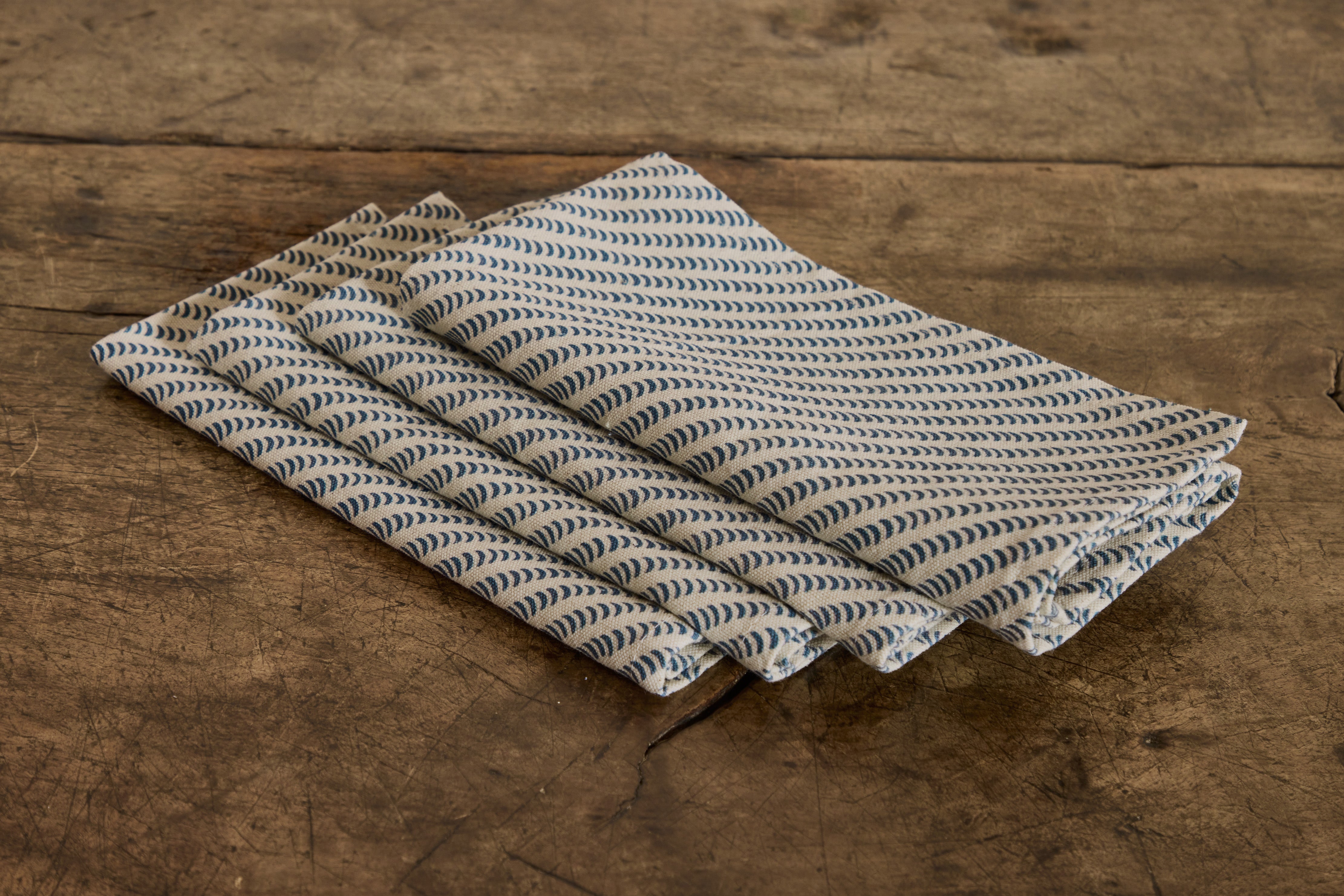 Crescent Napkins in Midnight