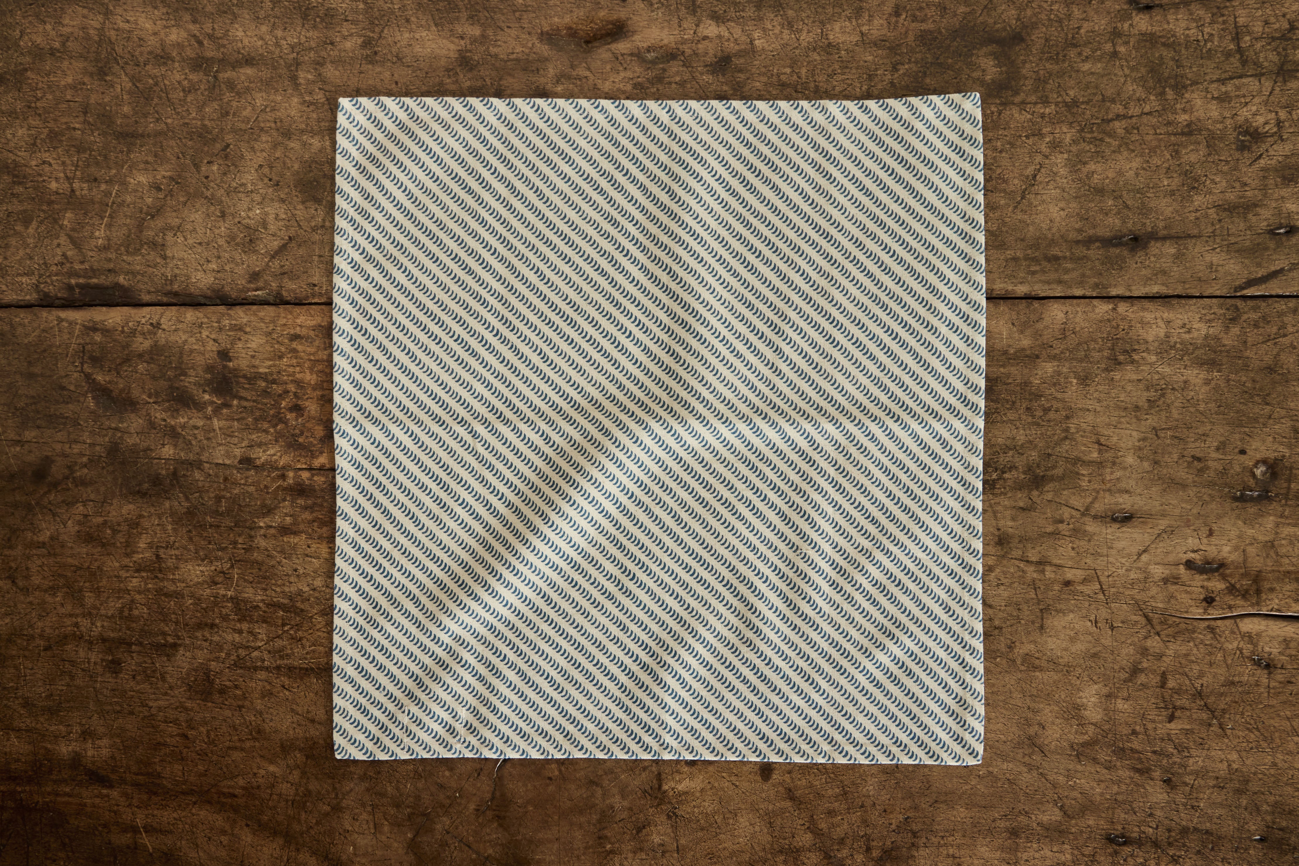 Crescent Napkins in Azure