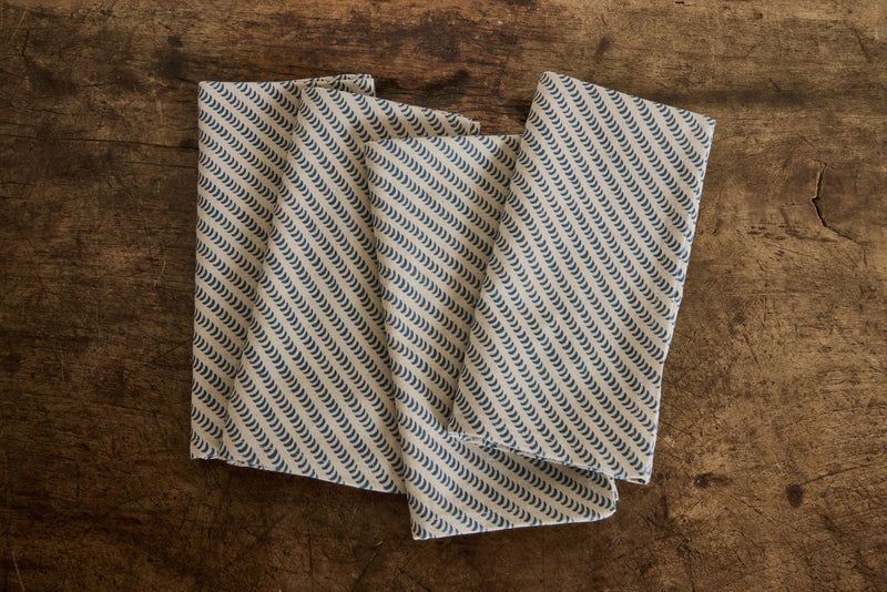 Crescent Napkins in Midnight