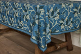 Night Bloom Tablecloth In Azure