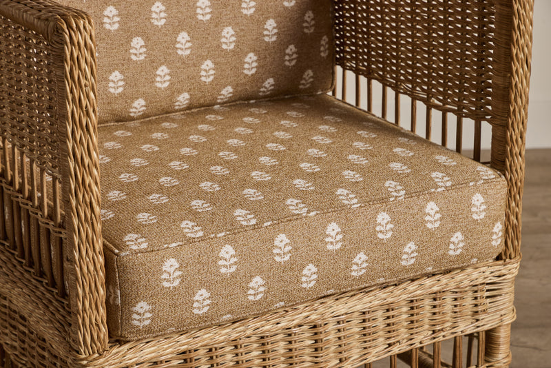 Nickey Kehoe Rattan Club Chair - In Stock (LA)