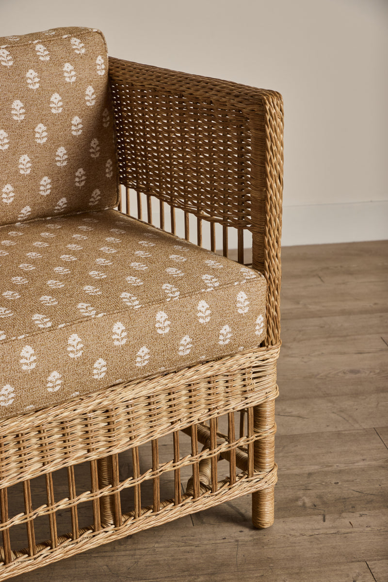 Nickey Kehoe Rattan Club Chair - In Stock (LA)