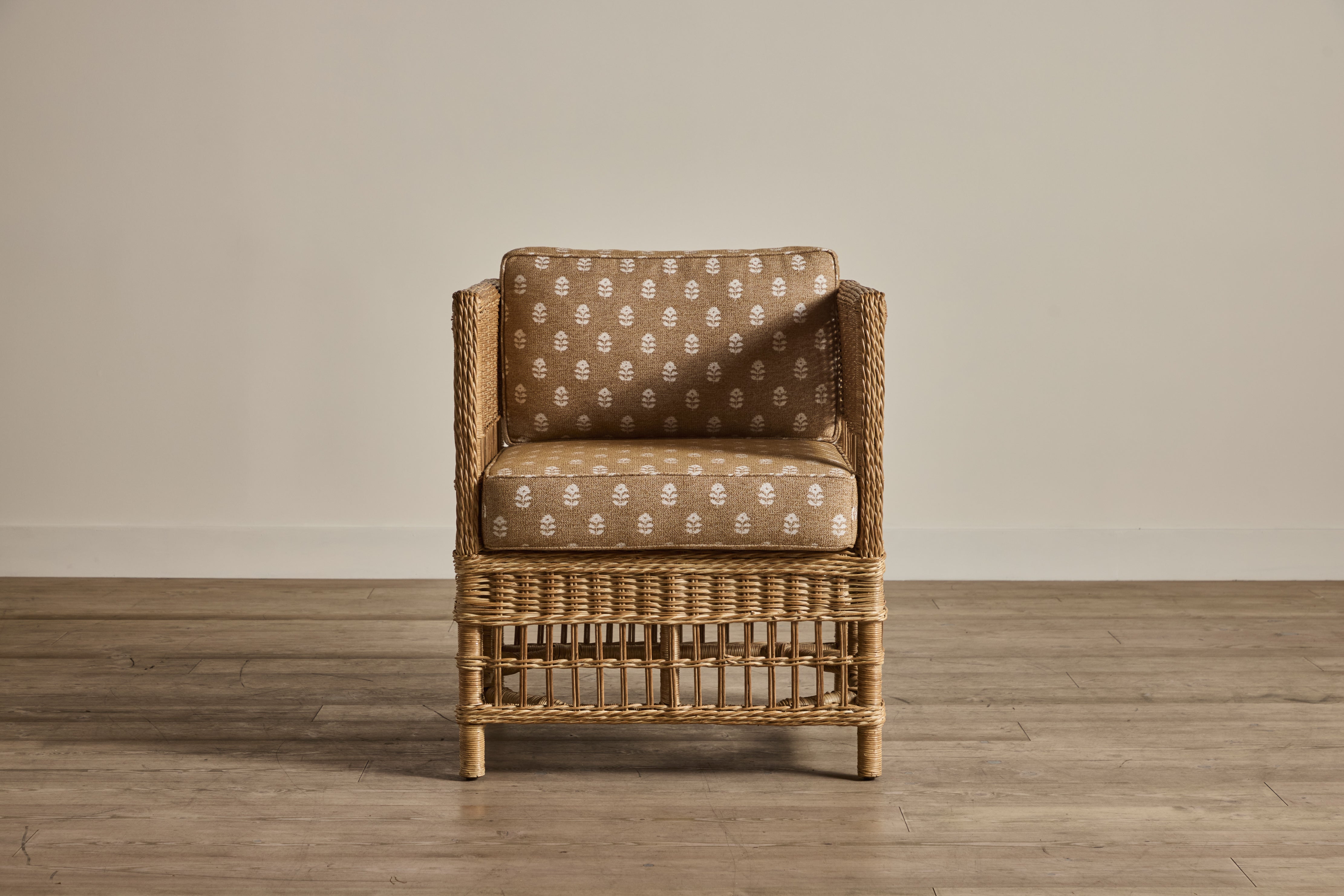 Nickey Kehoe Rattan Club Chair - In Stock (LA)