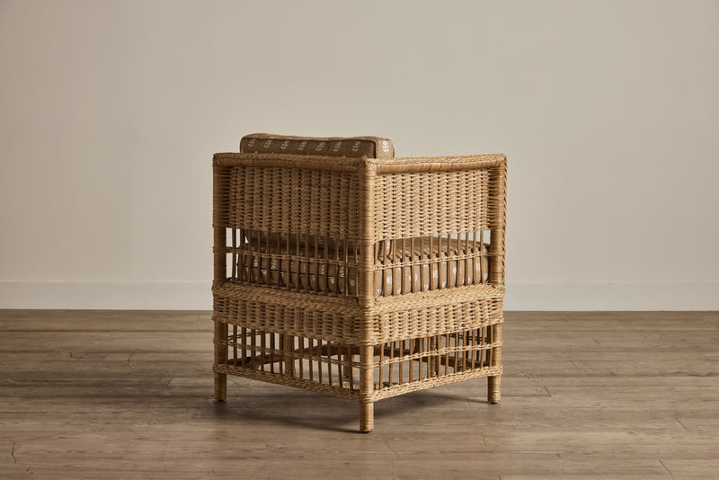 Nickey Kehoe Rattan Club Chair - In Stock (LA)