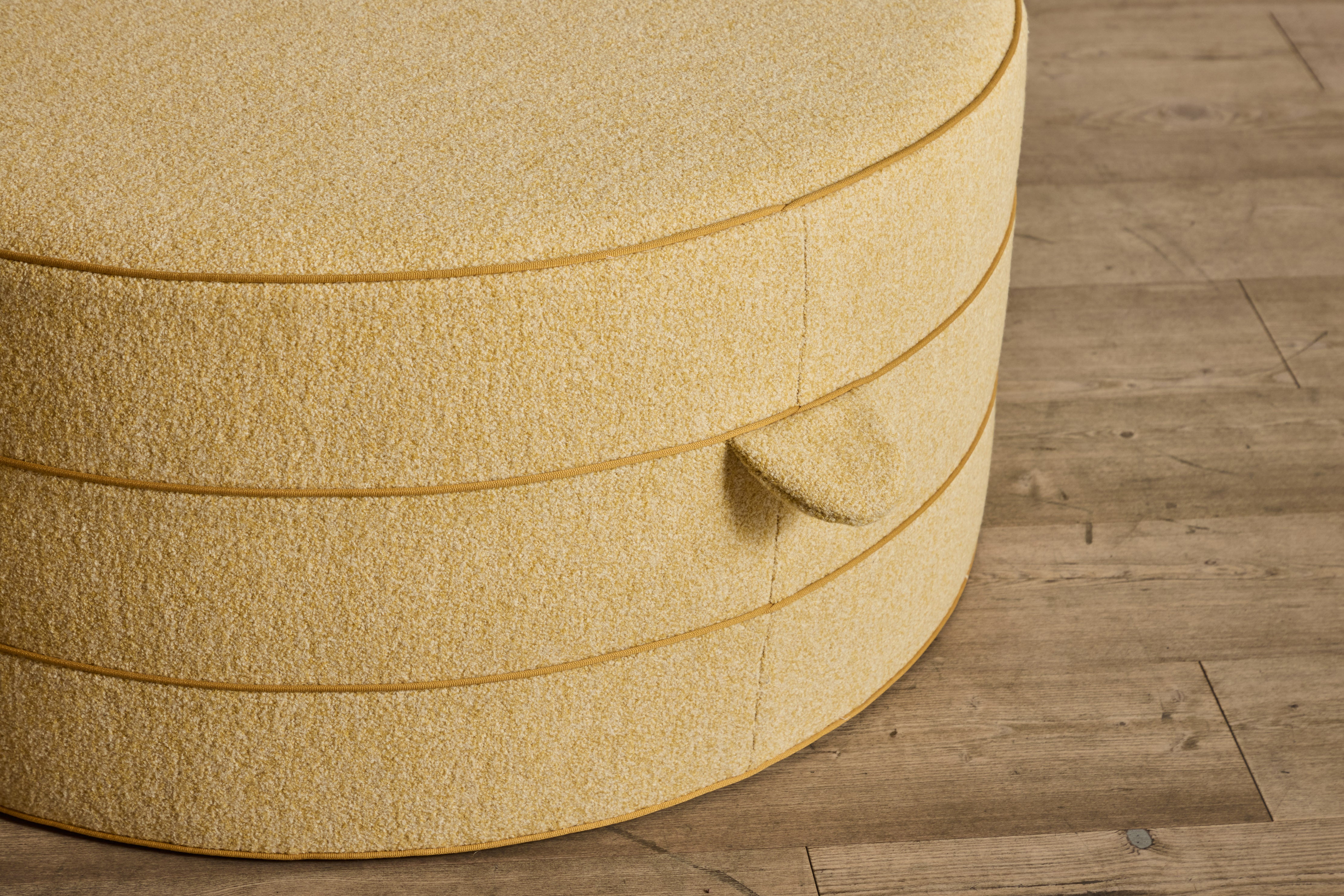 Nickey Kehoe 36" Round Hassock - In Stock (LA)