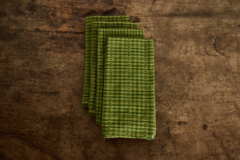 Heather Taylor Home, Set of 4 Soho Green Napkins