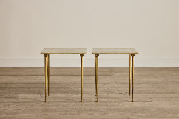 Onyx & Brass Side Tables (NYC)