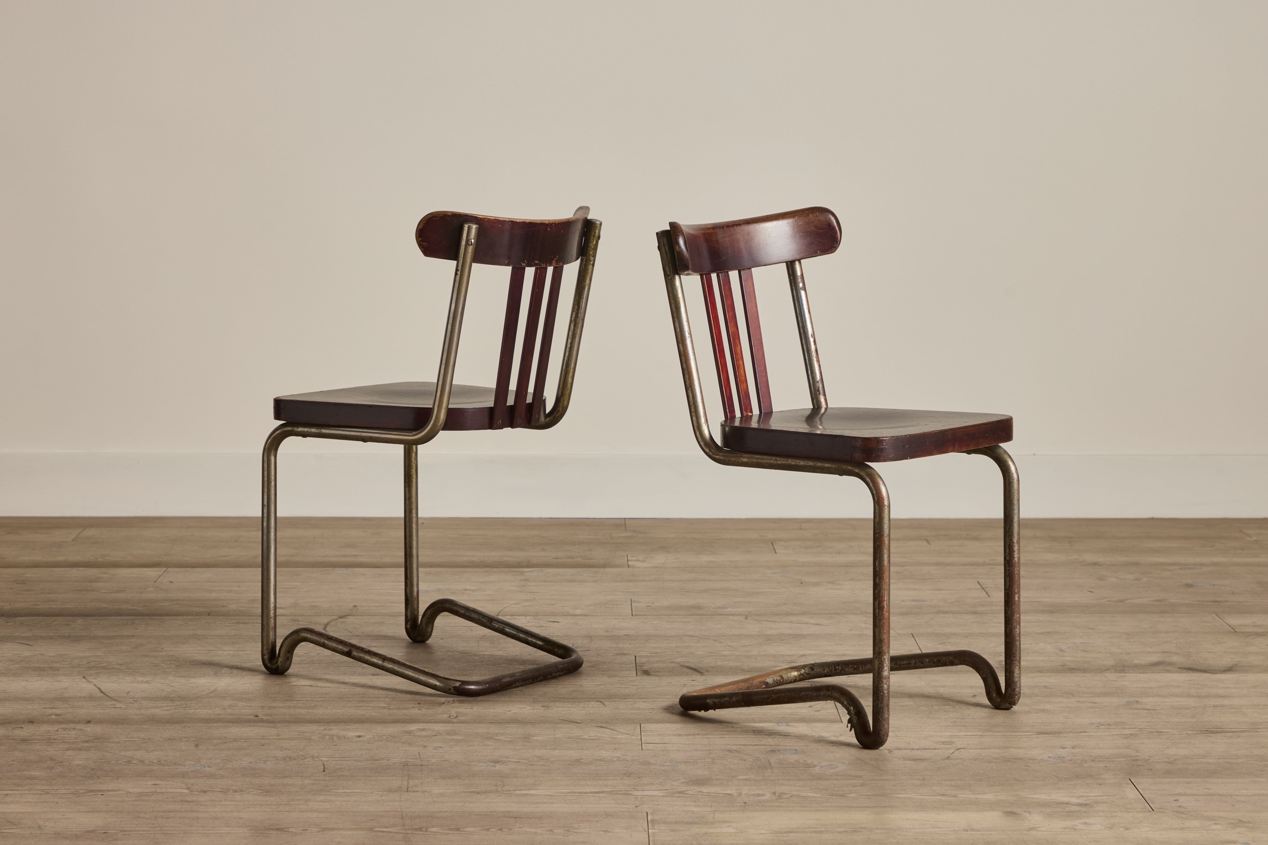 Pair of French School Chairs (LA)