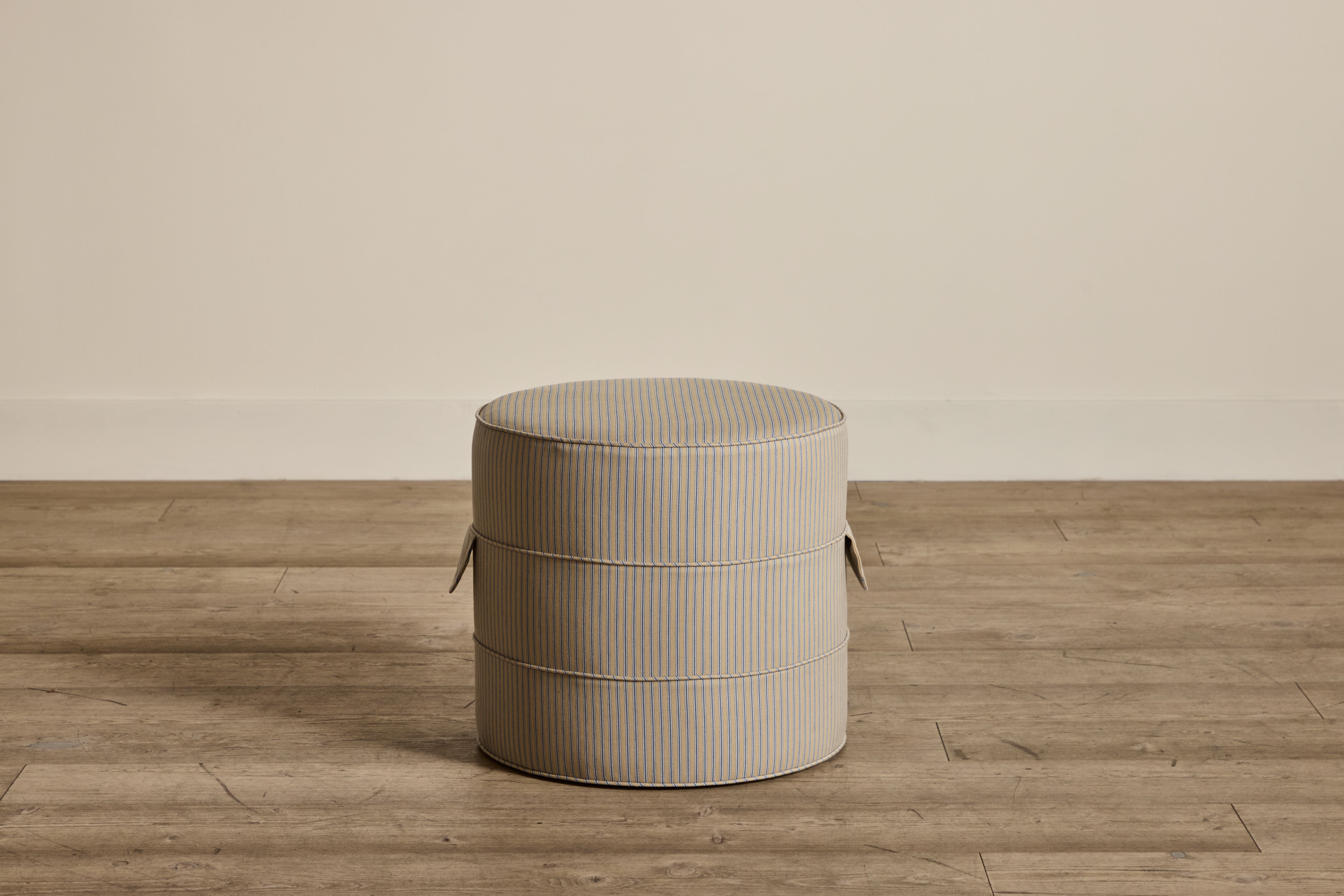 Nickey Kehoe 17" Round Hassock - In Stock (NYC)